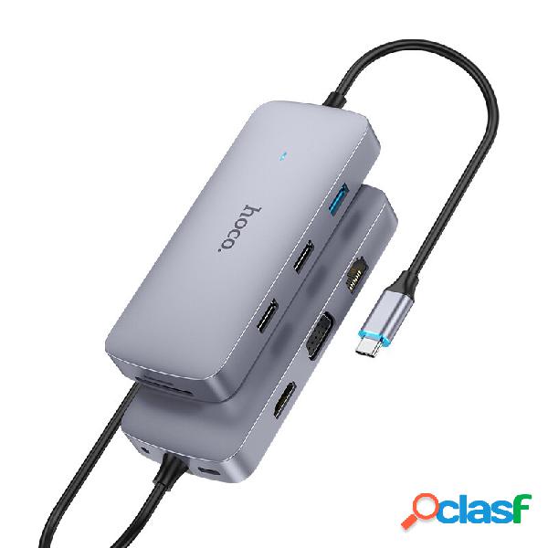HOCO HB33 10 in 1 Docking station di tipo C Adattatore
