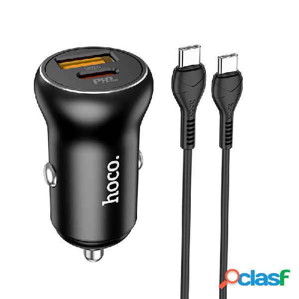 HOCO NZ5 PD 30W QC 3.0 Dual Port USB + Tipo-C Adattatore di