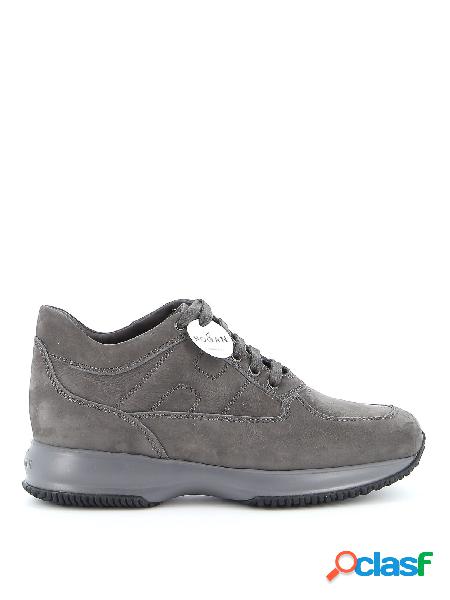 HOGAN SNEAKERS UOMO HXM00N000106RNB612 CAMOSCIO GRIGIO