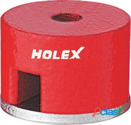 HOLEX - Magnete a bottone con piastra di protezione AlNiCo