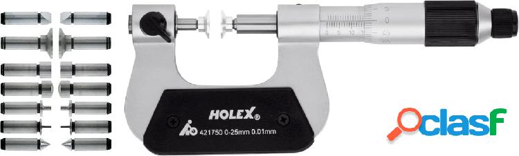 HOLEX - Micrometro universale, Intervallo di misurazione:
