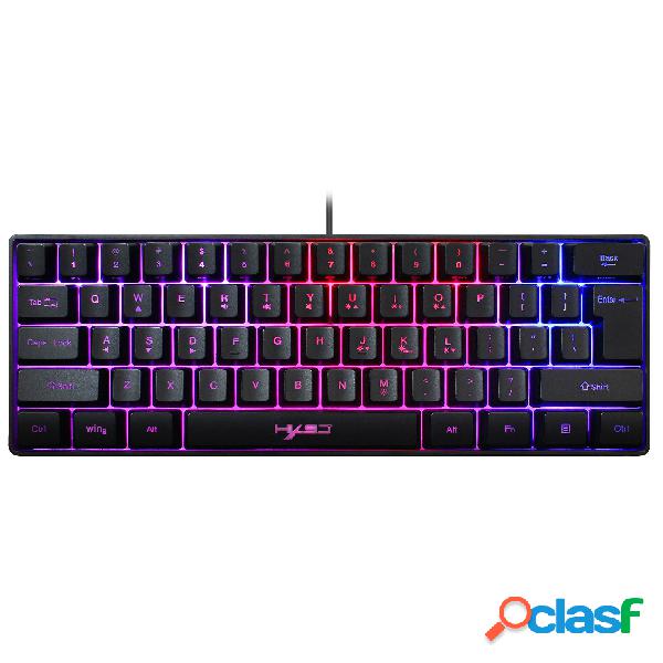 HXSJ V700 61 Tasti Tastiera da gioco RGB Retroilluminazione