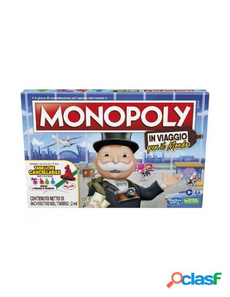Hasbro gaming - monopoly in viaggio per il mondo