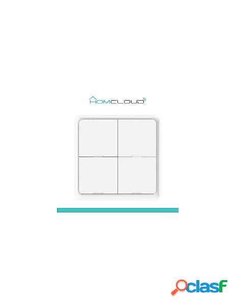 Homcloud - interruttore senza fili intelligente 4ch