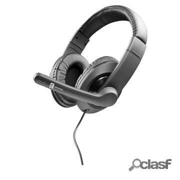 Home & office join cuffia filo con microfono nero