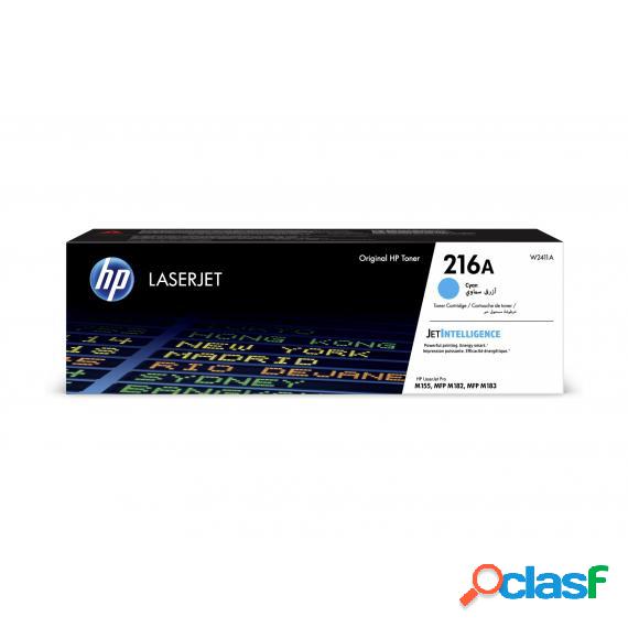 Hp W2411A Ciano Toner Originale 216A Per Hp Color Laserjet