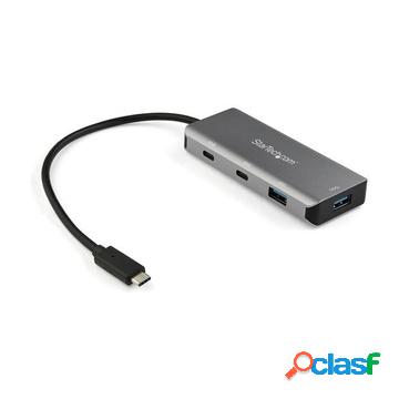 Hub usb-c a 4 porte, 10 gbps - 2 usb-a e 2 usb-c