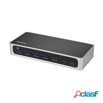 Hub usb-c a 7 porte - 5x usb-a + 2 usb-c - usb 3.0 - hub