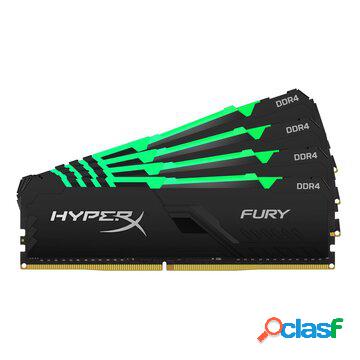 Hyperx fury hx424c15fb3ak4/32 32 gb 4 x 8 gb ddr4 2400 mhz