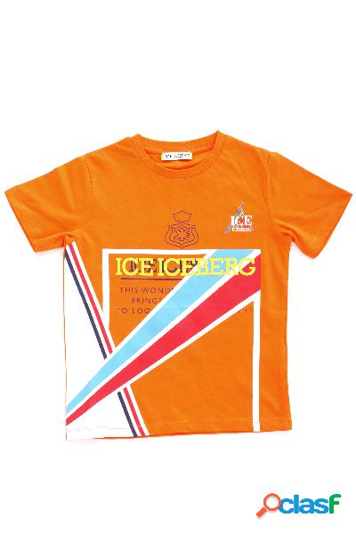 ICEBERG junior t-shirt con logo