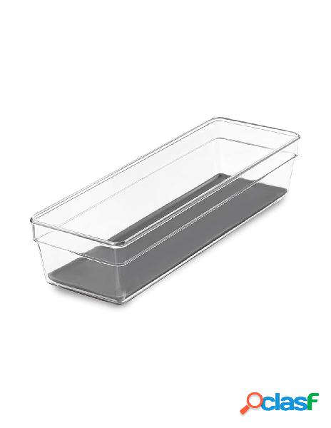 Ibili - organizzatore per cassetti trasparente e grigio