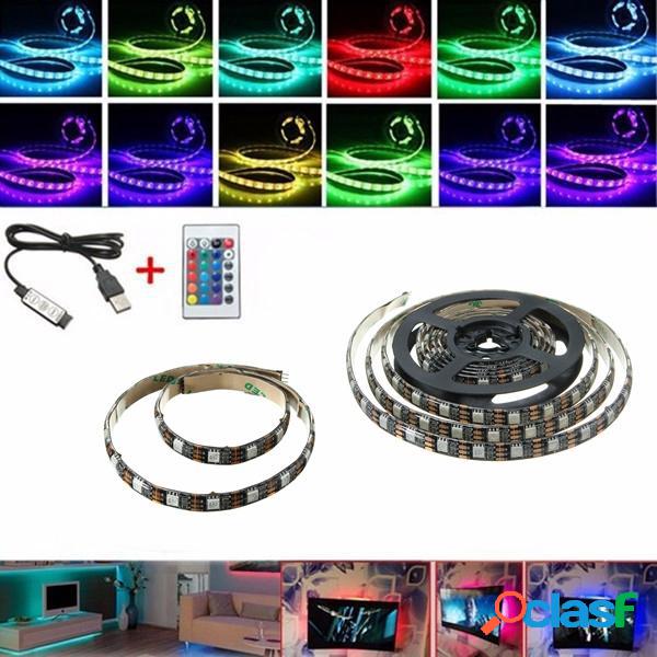 Impermeabile 5050 usb nero tv pc sfondo rgb LED striscia di
