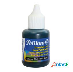 Inchiostro per timbri in metallo - con olio - 30 ml - nero -