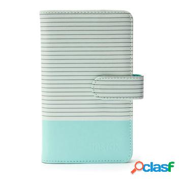 Instax mini foto album a strisce ice blue