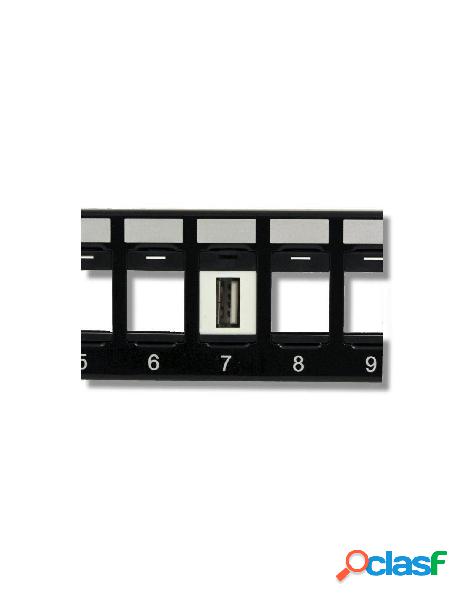 Intellinet - adattatore usb a f/f keystone