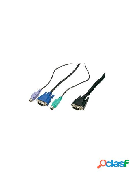 Intellinet - cavo kvm switch hdb15/ps2 mt. 3,0