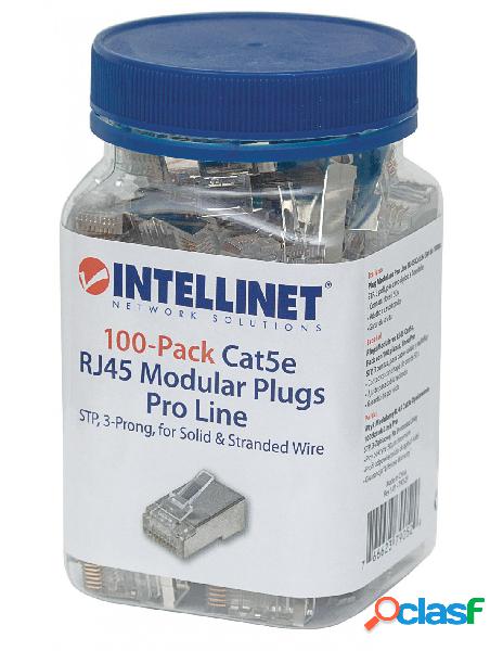 Intellinet - confezione 100 plug modulari pro line rj45