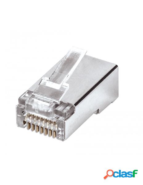 Intellinet - confezione 100 plug modulari rj45 cat6