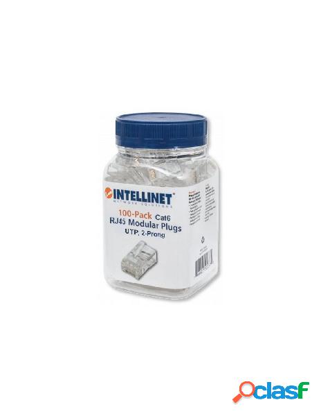 Intellinet - confezione 100 plug rj45 utp per cavo
