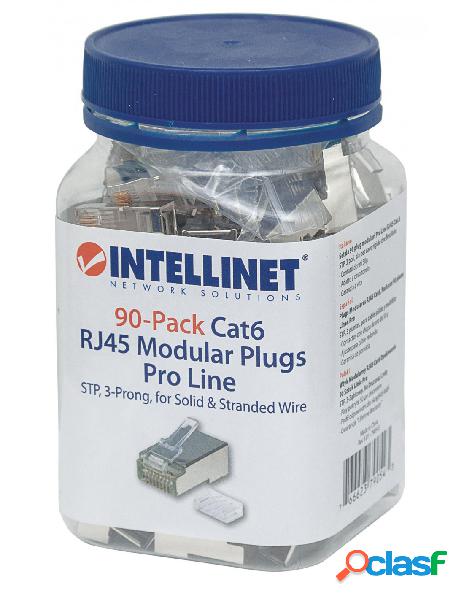 Intellinet - confezione 90 plug modulari pro line rj45 cat.6