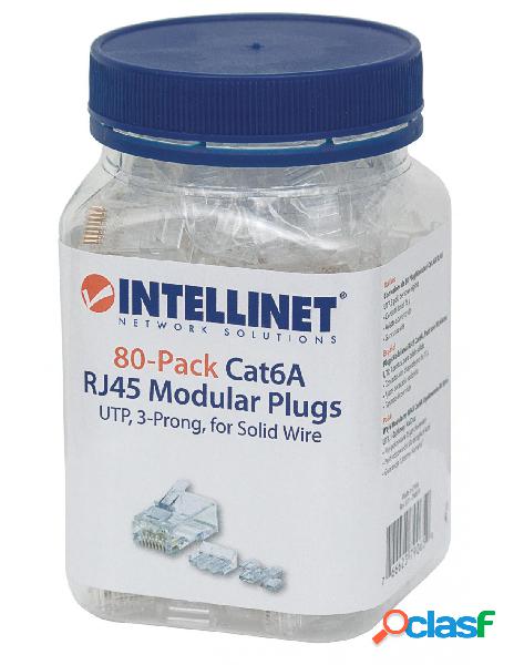 Intellinet - confezione da 80 plug modulari cat.6a rj45