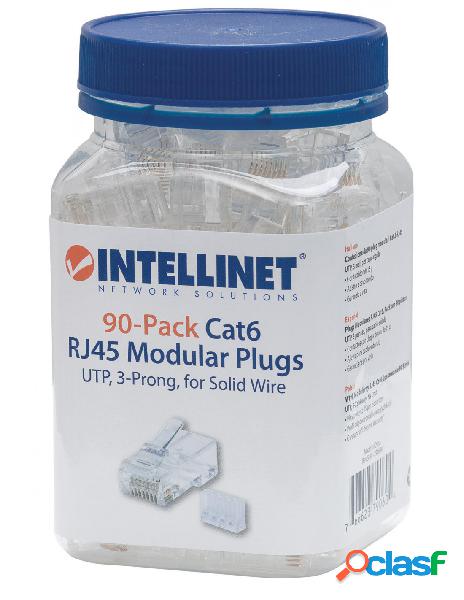 Intellinet - confezione da 90 plug modulari cat.6 rj45