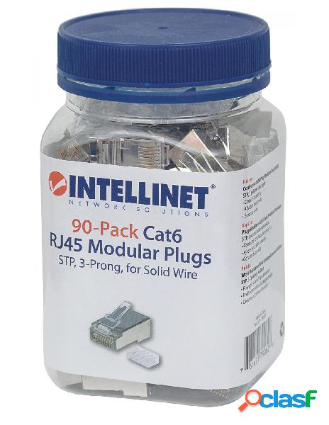 Intellinet - confezione da 90 plug modulari cat.6 rj45 stp