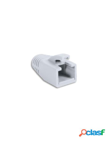 Intellinet - copriconnettore per plug rj45 cat.6 8mm bianco