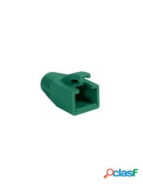 Intellinet - copriconnettore per plug rj45 cat.6 8mm verde