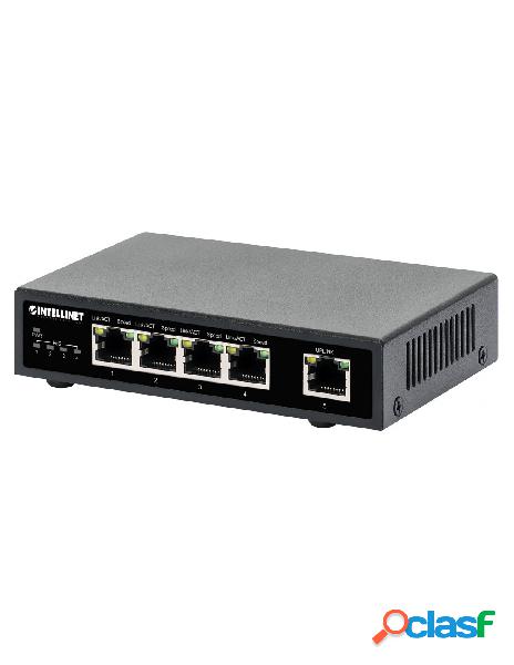 Intellinet - ethernet switch gigabit poe+ 5 porte