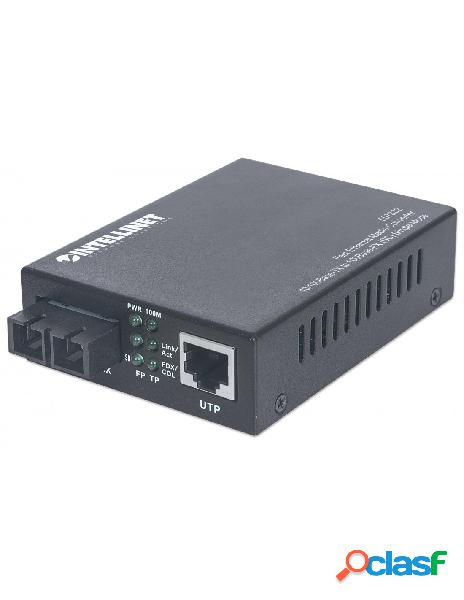 Intellinet - media converter fast ethernet monomodale