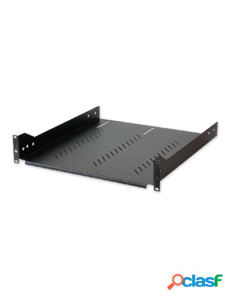 Intellinet - mensola per rack 19'' 600 mm 2u nera 4 punti
