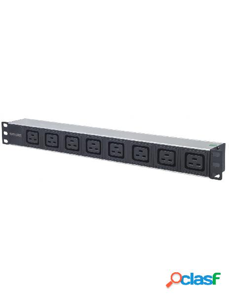 Intellinet - multipresa montaggio a rack 19 1u 8 uscite c19