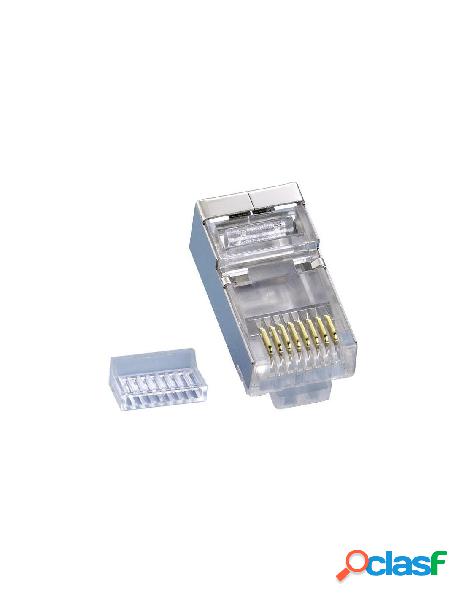 Intellinet - plug modulari rj45 cat5e con slitta per cavo