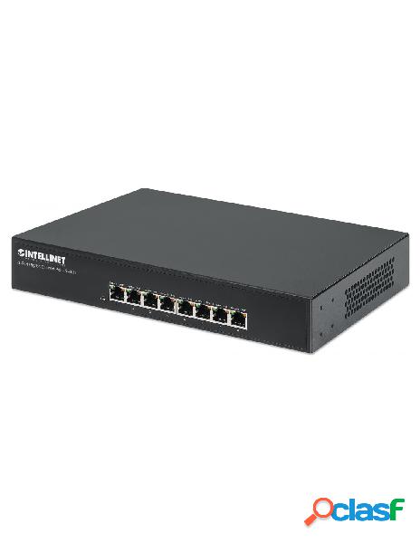 Intellinet - switch 8 porte gigabit poe+