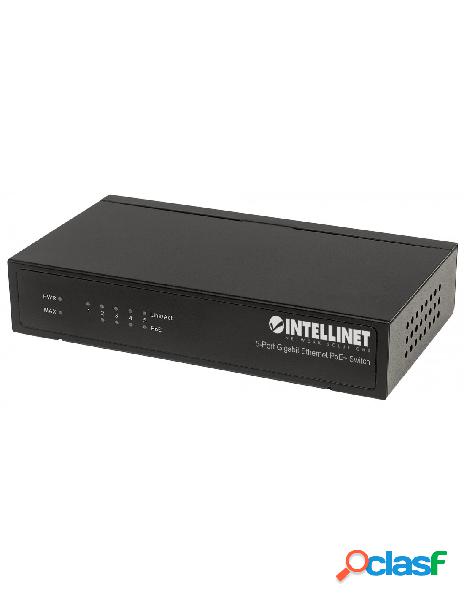 Intellinet - switch poe+ 5 porte gigabit ethernet