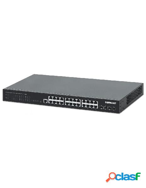 Intellinet - switch poe+ gigabit ethernet a 24 porte con