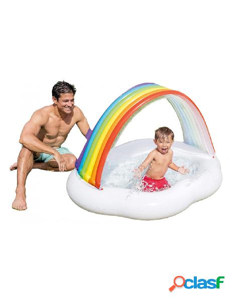 Intex - piscina baby arcobaleno 142x119x84 cm