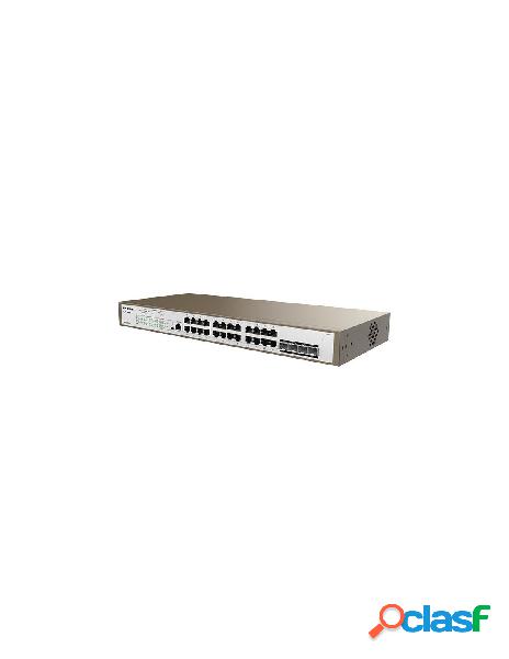 Ip-com - profi switch 24 port gigabit poe + 4 sfp 410w -