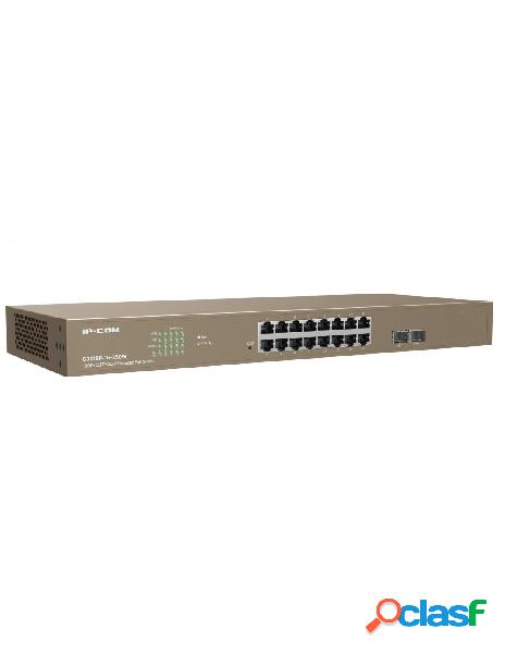 Ip-com - switch poe cloud managed 16ge+2sfp, g3318p-16-250w