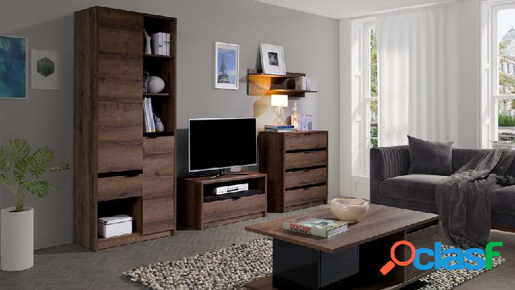 Ireney - Soggiorno completo con porta tv cassettiera mobile
