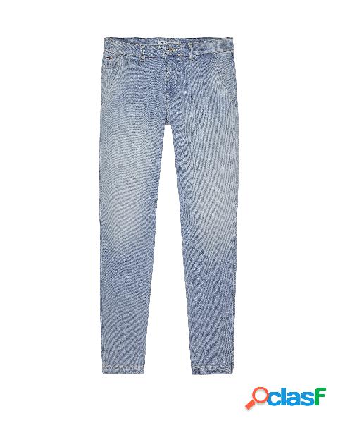 Jeans Scanton tasca america lavaggio chiaro super stone