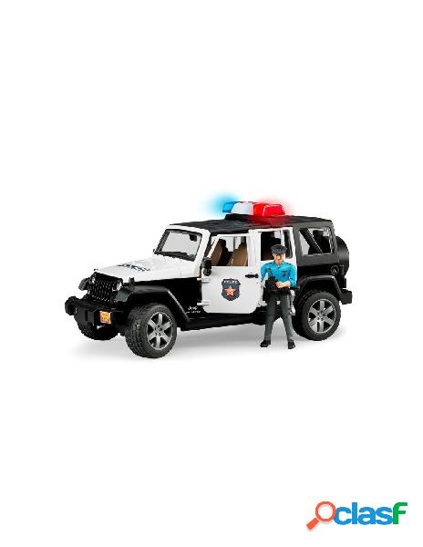 Jeep wrangler unlimited rubicon polizia con poliziotto