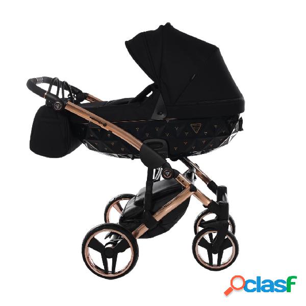 Junama Diamond Exclusive 2.0 3 in 1 Black/Black Telaio e