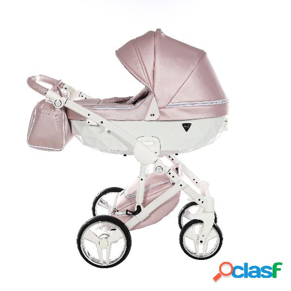 Junama Fluo Italy 2 in 1 Ecopelle Pink/Telaio White