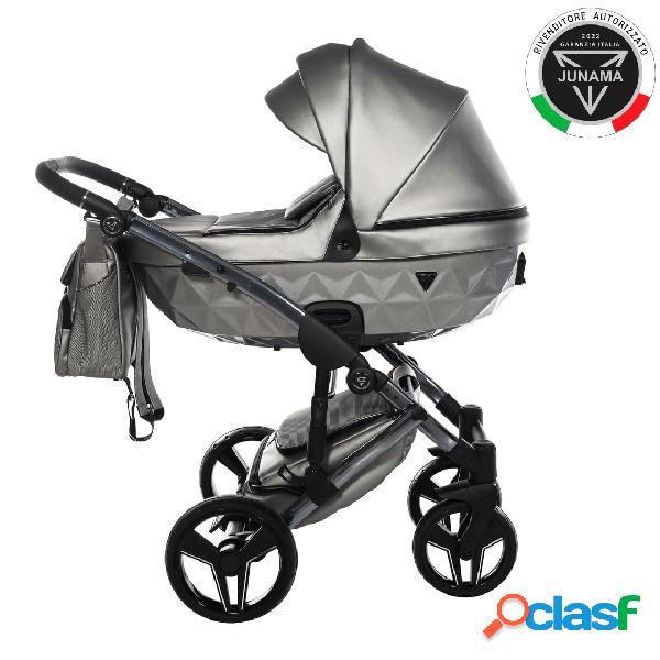 Junama S-Class 2 in 1 Silver/Telaio Cromato Dett. Nero