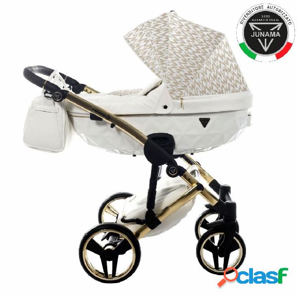 Junama Zebra 3 in 1 Bianco e Telaio Oro Giallo