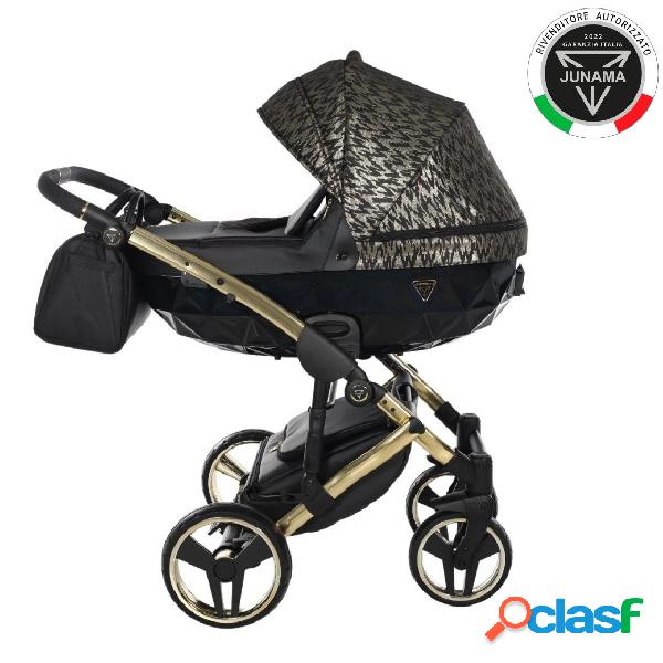 Junama Zebra 3 in 1 Nero e Telaio Oro Giallo