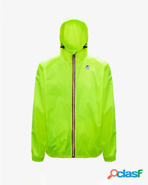 K-way Claude Le Vrai 3.0 giallo fluo