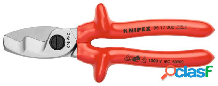 KNIPEX - Cesoia per cavi piccola con isolamento isolamento a